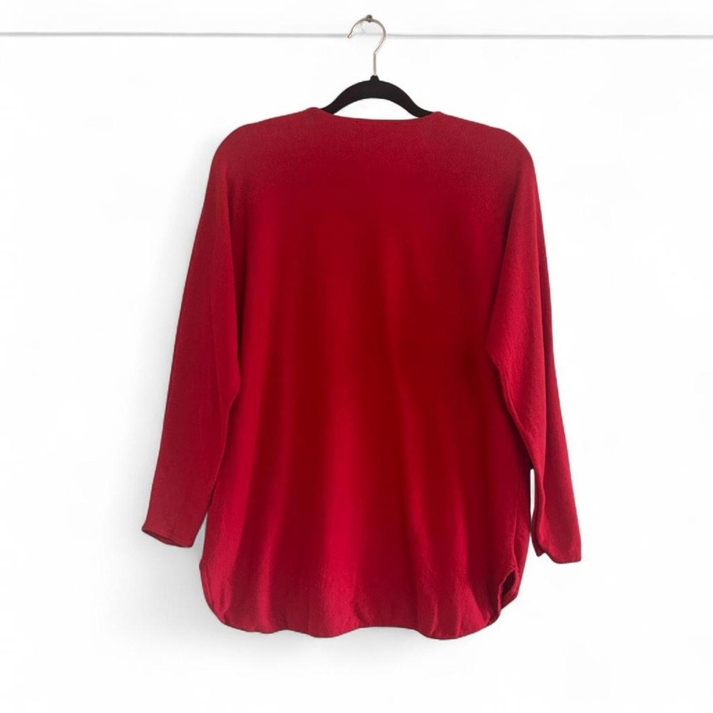 Michael Kors Vibrant Red Knit Sweater - Picture 4 of 6